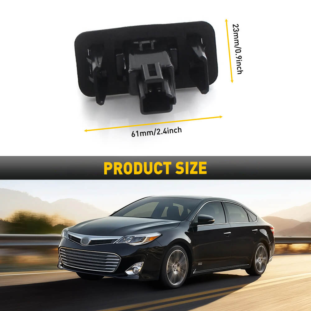 LED License Plate Lights for Toyota Avalon Camry Highlander Yaris Hatchback Prius C - Bright White Tag Light Assembly - Perfect for Night Driving & Enhanced Vehicle Visibility