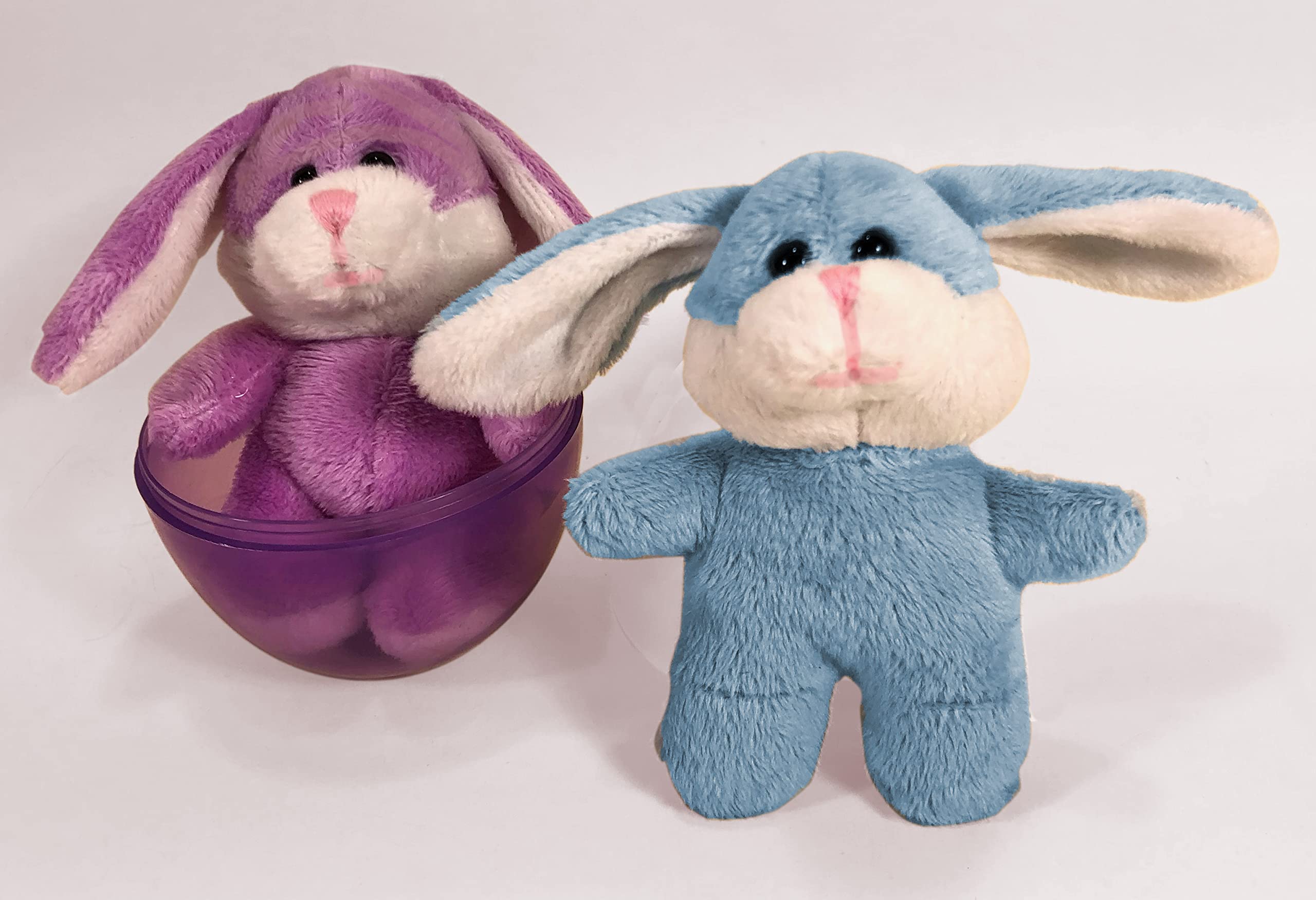 Set of 4 Pre-Filled Translucent Easter Eggs with 4