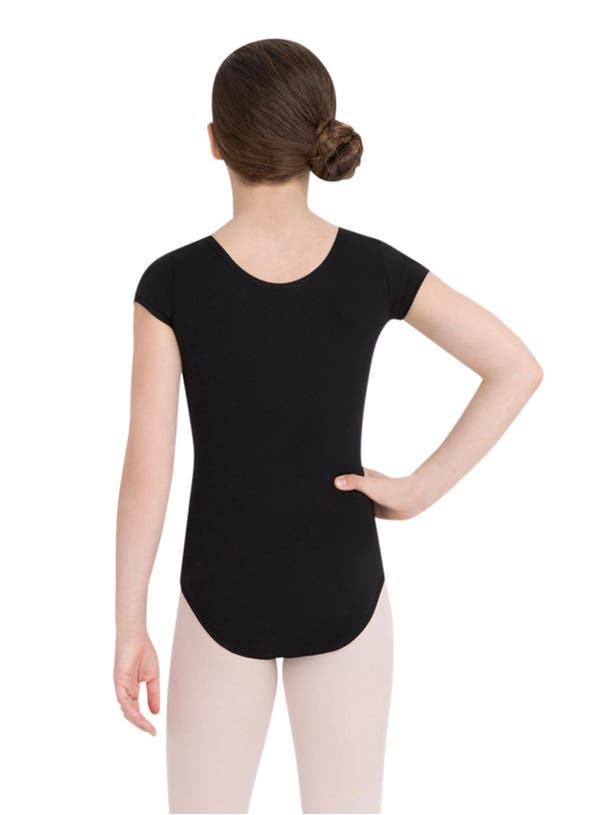 TB132C Women's Short Sleeve Leotard - Ballet Dance Gymnastics Yoga Performance Wear for Girls & Adults