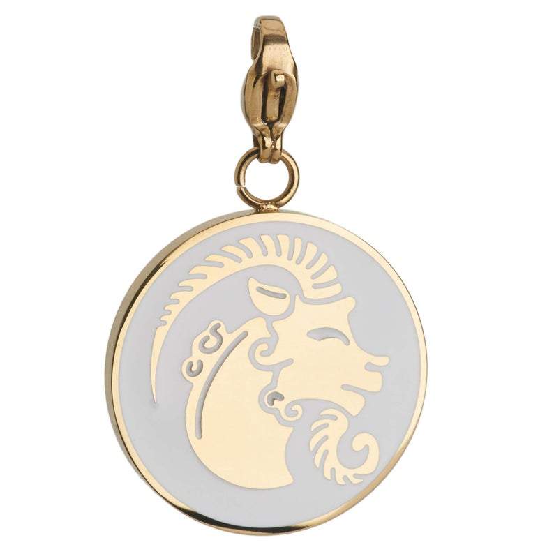 Capricorn Zodiac Sign Pendant Necklace - Sterling Silver Horoscope Jewelry Gift for Women - Perfect for Birthday, Anniversary & Spiritual Occasions