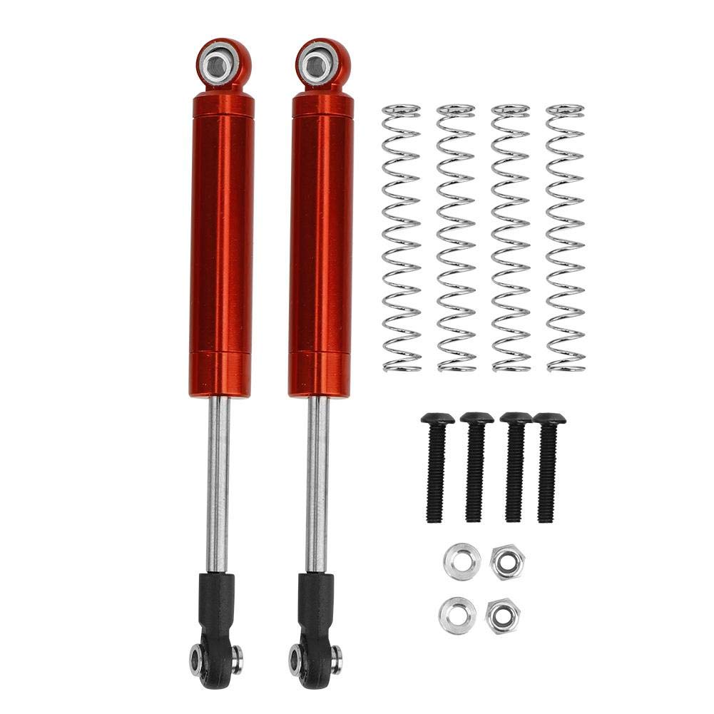 VGEBY1 102mm RC Car Shock Absorber Set of 2 - Red RC Crawler Damper Assembled Replacement Parts for Off-Road RC Vehicles | Perfect for Crawling, Rock Racing & Trail Adventures