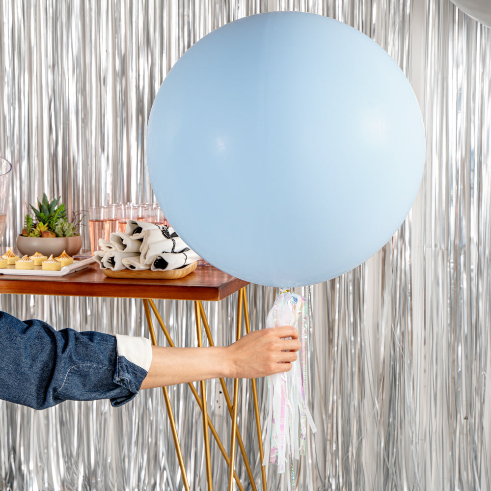 Pastel Blue Latex Balloons 36 Inch - Pack of 10 | Party Decorations, Birthday Supplies, Baby Shower Decor, Wedding Balloons, Photo Backdrop