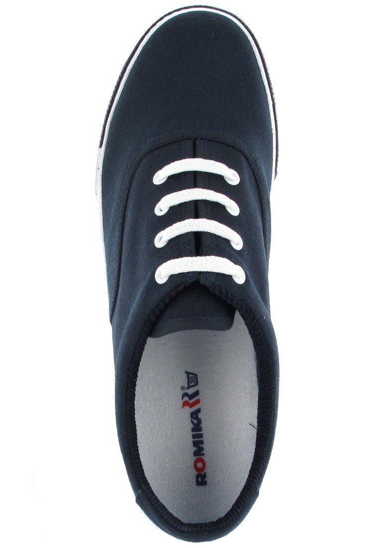 Romika Unisex Slip-On Loafers for Men & Women - Comfortable Casual Shoes in Navy Blue (Size 48) - Perfect for Office, Travel & Everyday Wear