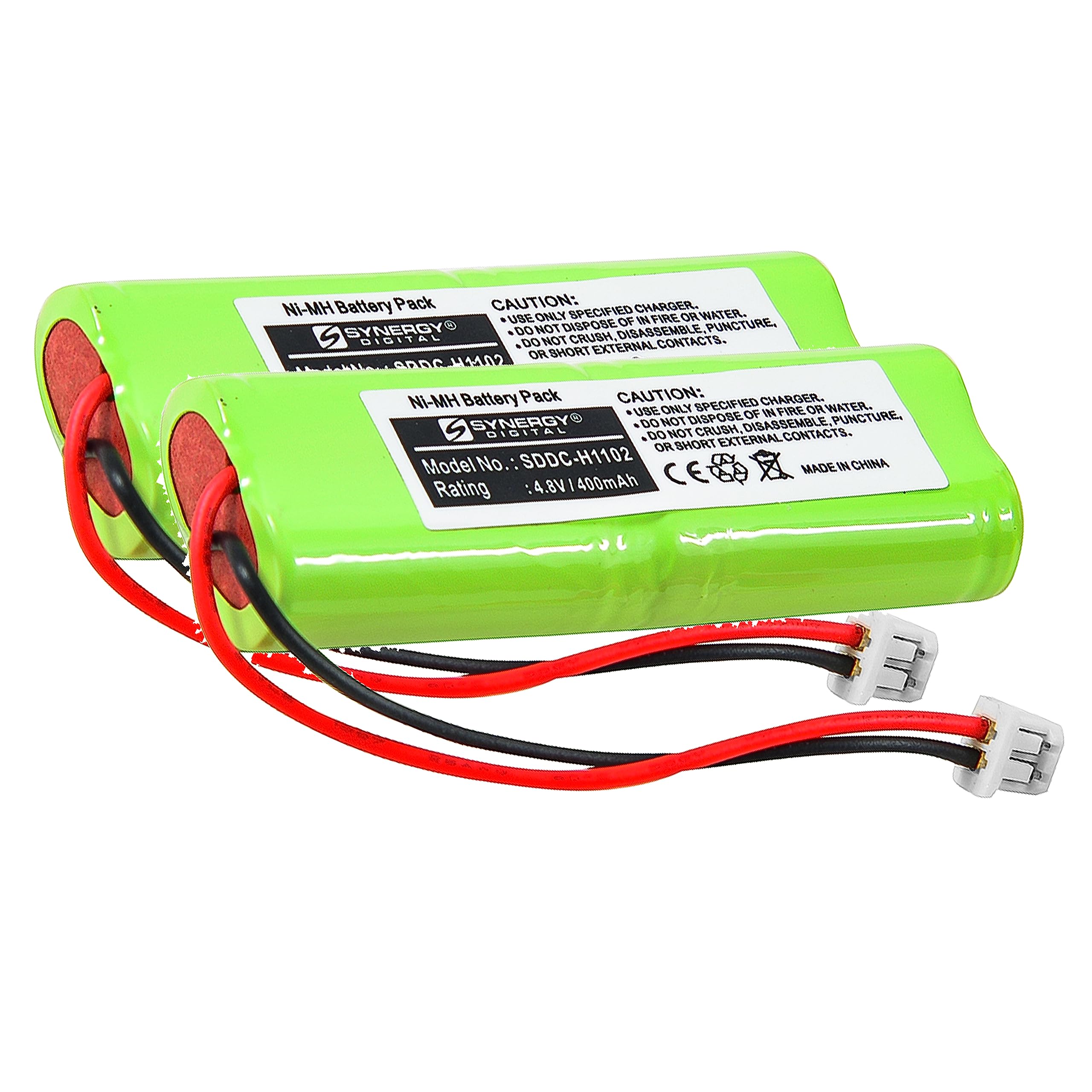 Synergy Digital Dog Collar Replacement Batteries - 2 Pack SDDC-H1102 for Dogtra 1902NCP Training Collar | Long-Lasting Power for Remote Dog Training, Hunting & Outdoor Activities