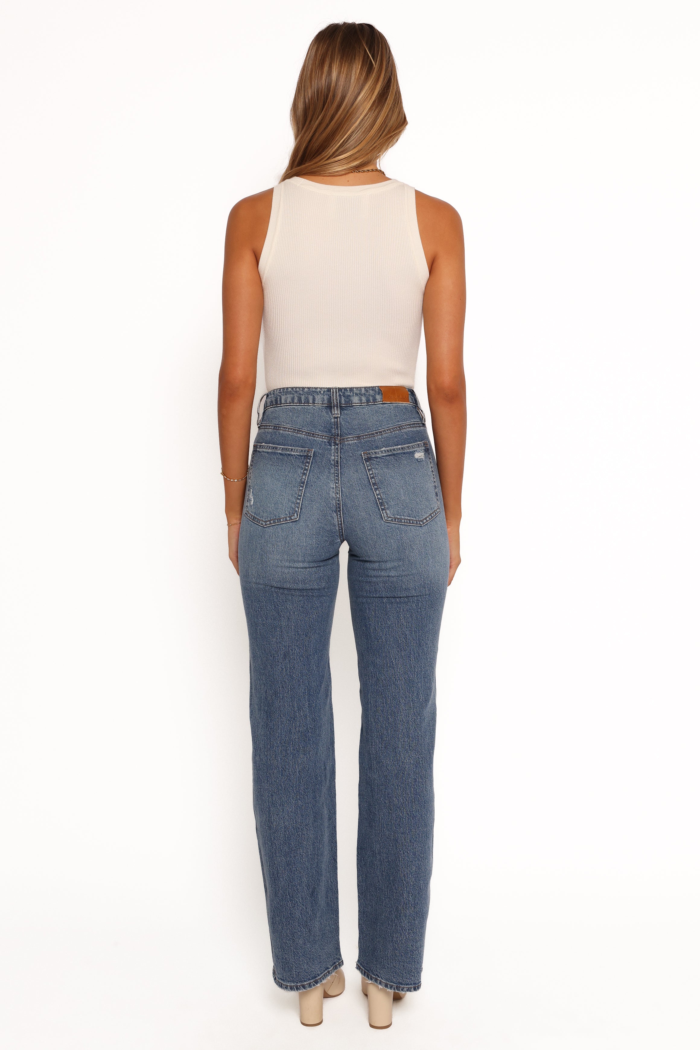 Jolene High Waist Wide Leg Jeans for Women - Comfortable Stretch Denim Pants - Perfect for Casual Outfits, Office Wear & Weekend Brunch