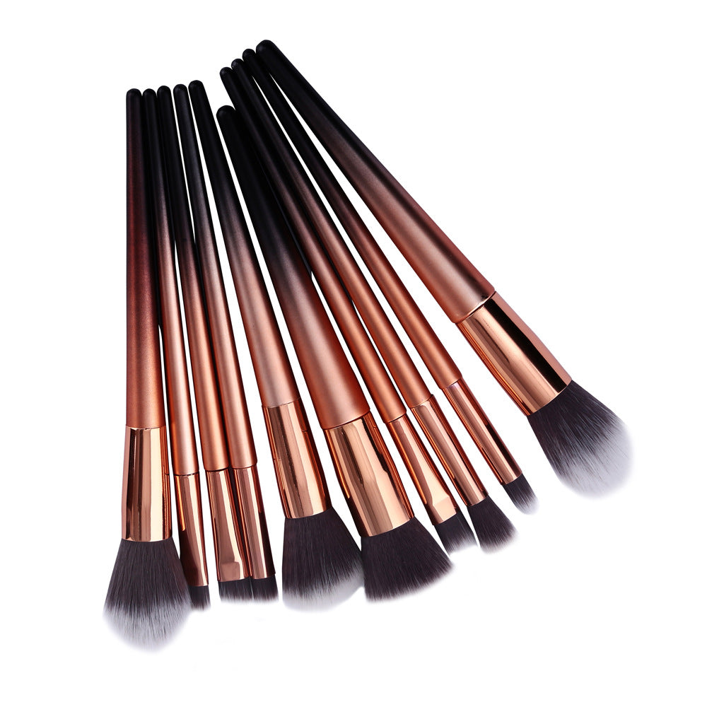 Professional Makeup Brush Set - 12 Piece Vegan & Cruelty-Free Cosmetic Brushes for Foundation, Blending, Eyeshadow - Perfect for Makeup Artists & Beginners at Home or Salon Use