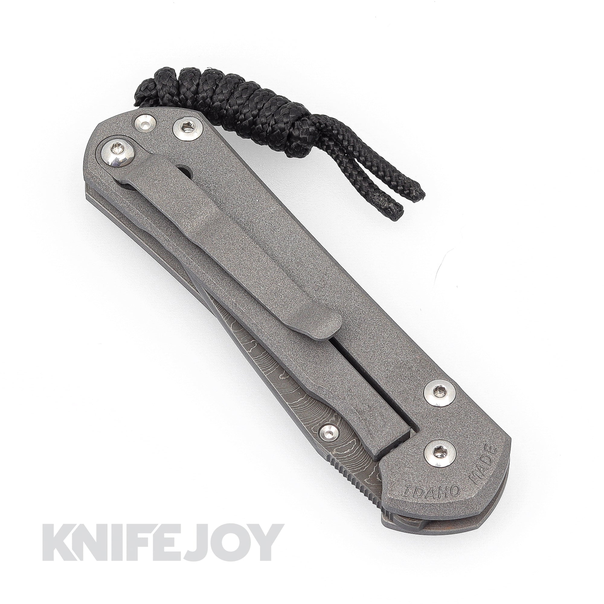 Chris Reeve Knives Small Sebenza 31 Drop Point Folding Knife - Boomerang Damascus Steel Blade & Unique Handle Design - Perfect for EDC, Camping, Hunting and Outdoor Adventures
