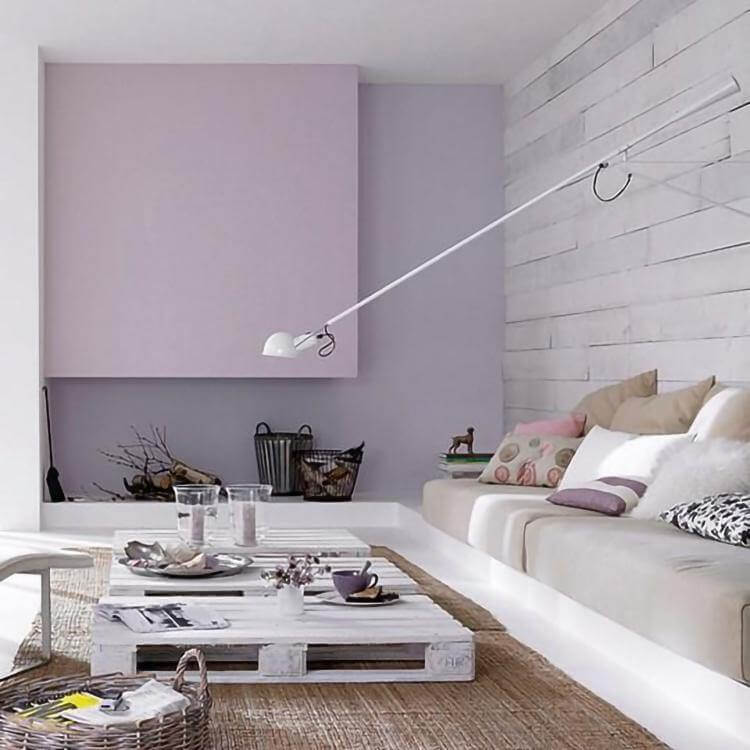 Plug-in Wall Sconce with Long Arm - Modern Adjustable Reading Light for Bedroom, Living Room & Office - Energy Efficient LED Wall Lamp for Home Decor