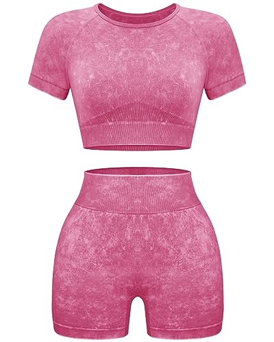 Short-sleeve + Shorts: Pink