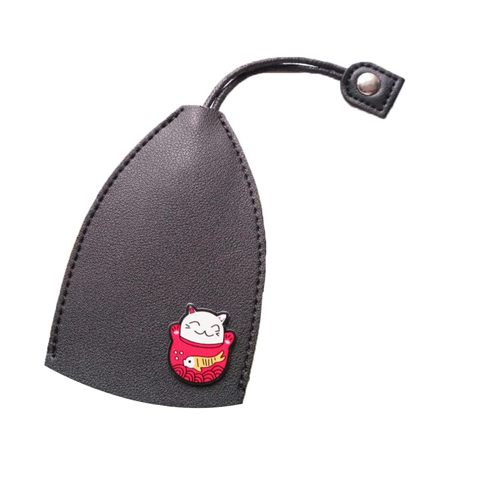 **Zcargel PU Car Key Cover - Cute Cartoon Universal Key Case for Cars, Keychain Holder, Pocket & Backpack Accessory - Perfect for Travel, Office & Daily Use**