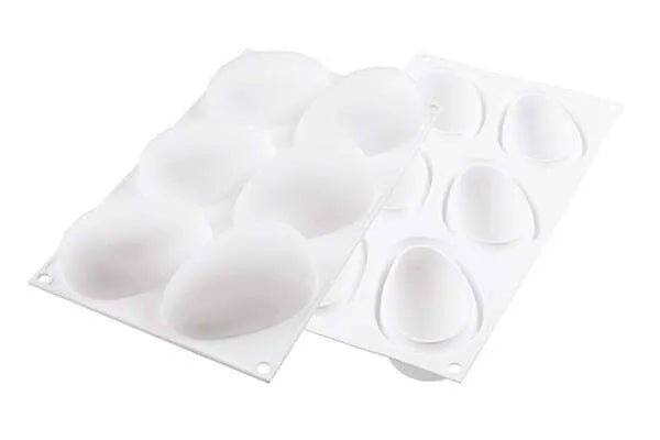 Premium Mango 130 Silicone Mold with Cutter - 6 Shapes for Baking, Candy Making & DIY Crafts - Perfect for Cupcakes, Chocolates, Soaps & Resin Art