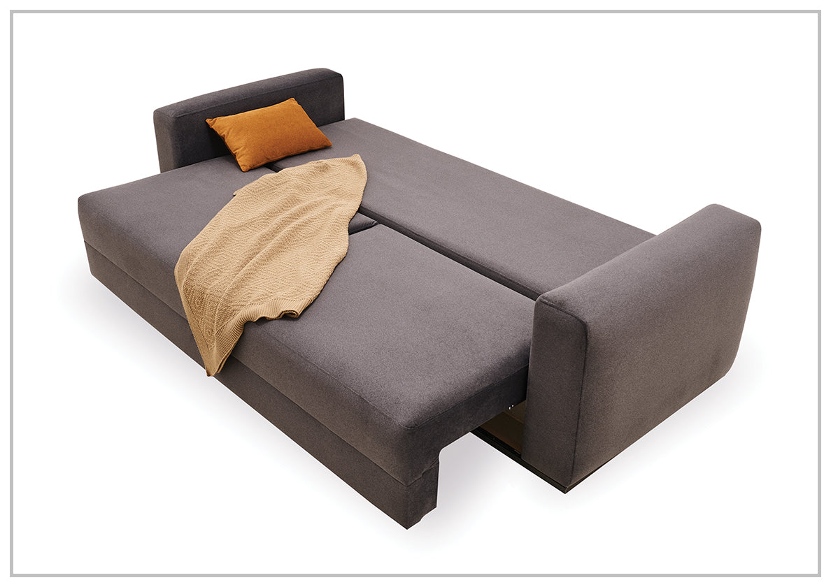 Enza Home Carino 3-Seater Full XL Convertible Sofa Bed with Hidden Storage | Modern Sleeper Sofa for Small Spaces, Guest Room & Apartment Living