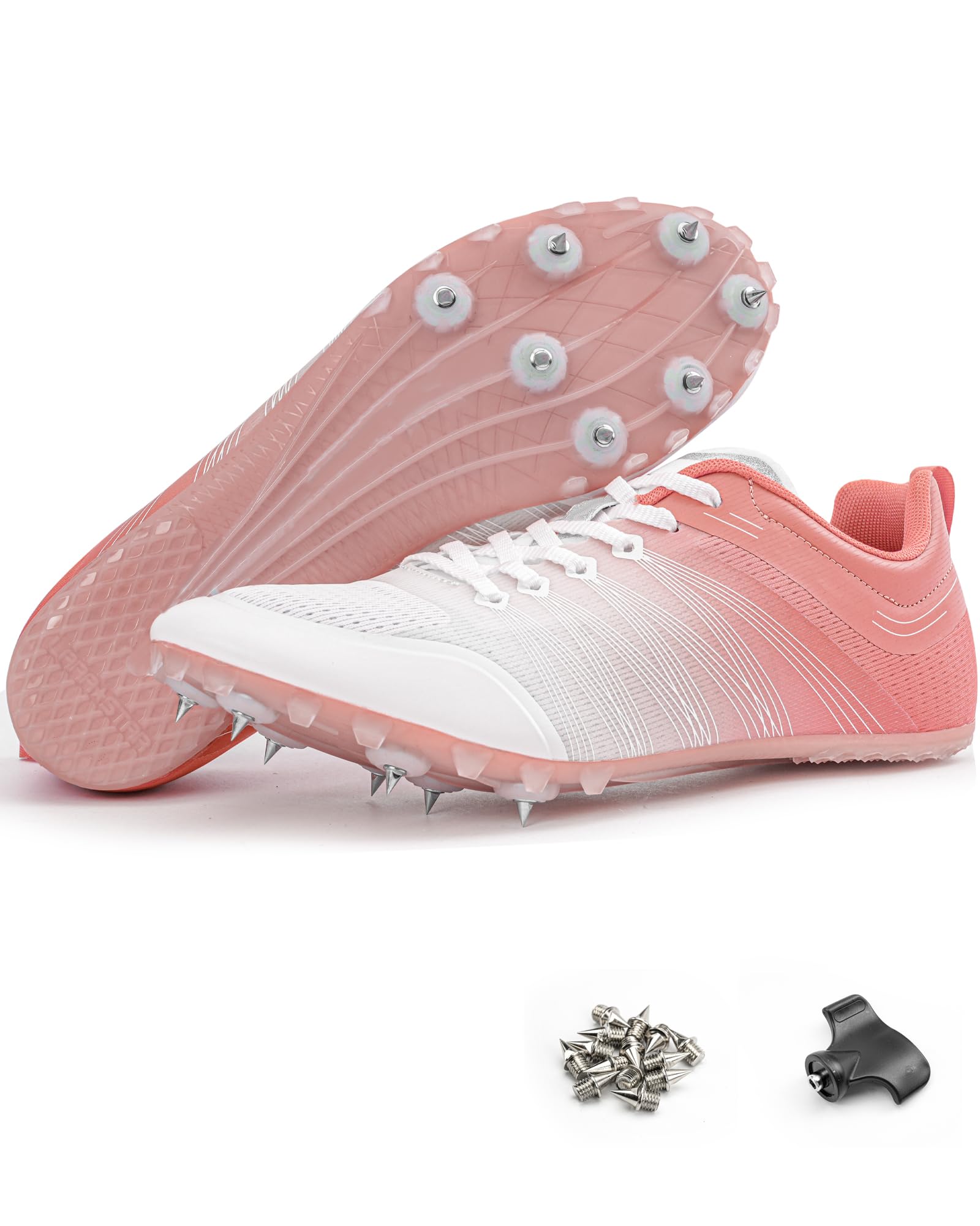 Men's & Women's Track Spikes Shoes - Lightweight Sprinting & Racing Cleats for Track & Field - Perfect for Kids, Boys, Youth Athletes in Competitions & Training