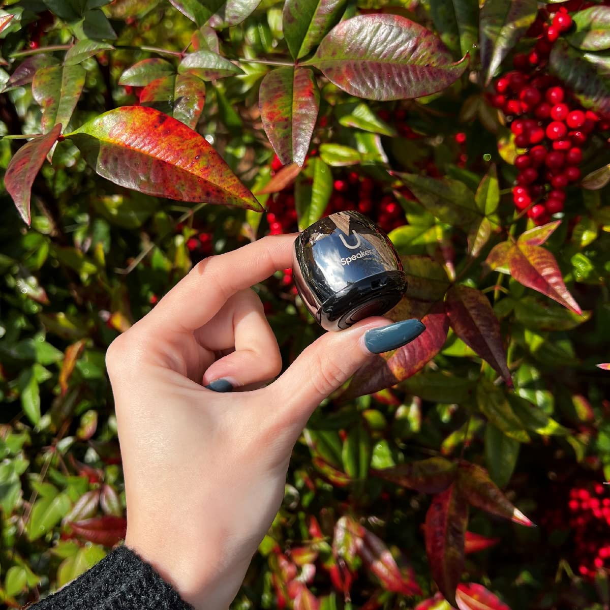 Portable Wireless Bluetooth Speaker with Built-in Mic & Selfie Remote - Compact Travel Speaker for Outdoor, Home, Office - Perfect for Parties, Workouts & Video Calls (Includes Matching Mini Speaker)
