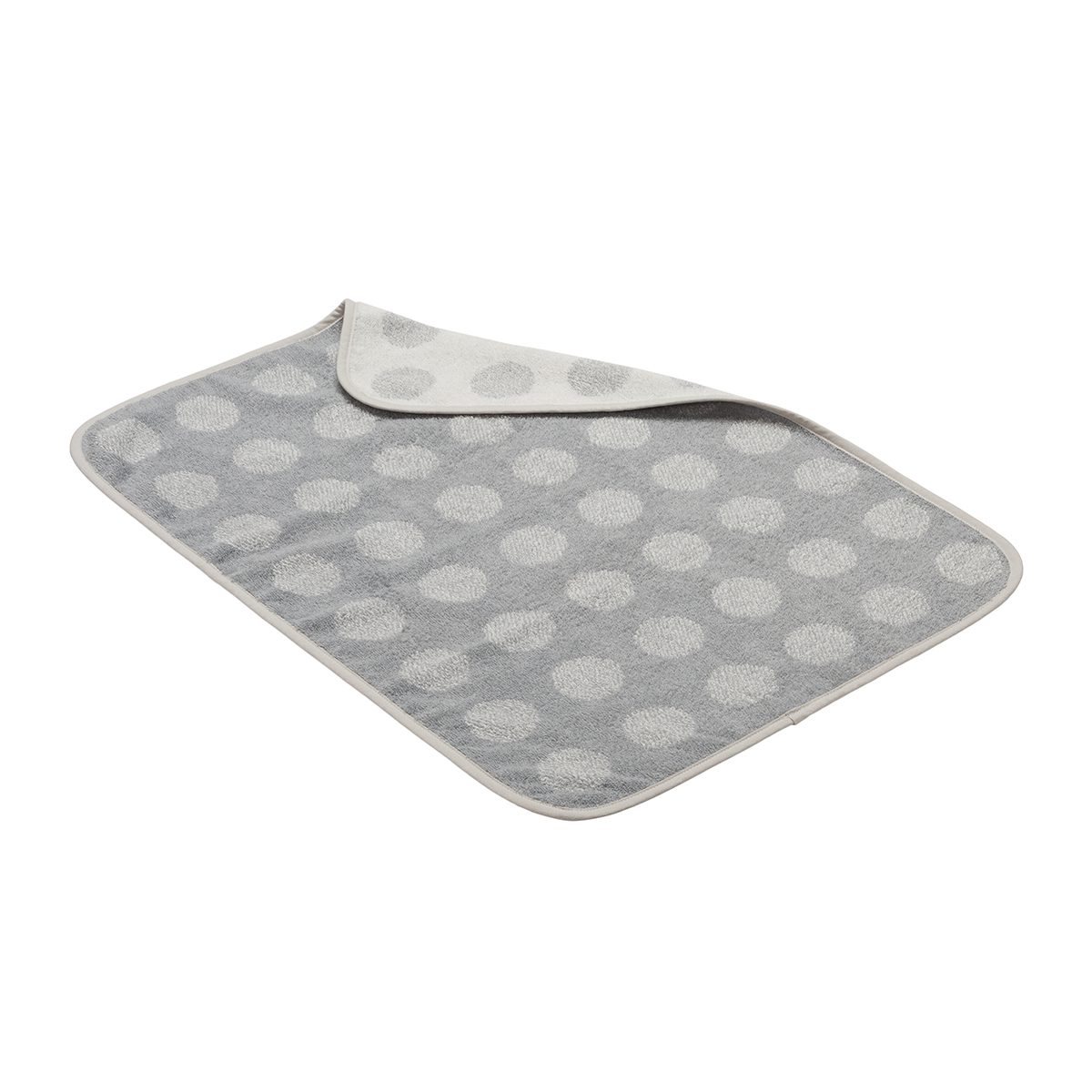 LEANDER Matty Topper Organic Cotton Baby Changing Pad Cover - Cool Grey | Soft & Breathable for Newborns & Infants | Perfect for Nursery, Daycare & Travel Use