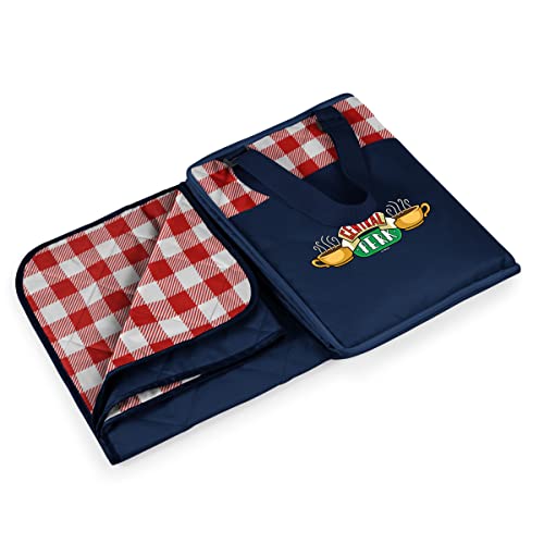 Warner Bro Friends Central Perk - Red & White Gingham Pattern With Navy Blue Exterior