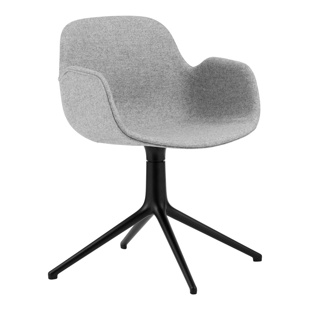 Modern Form Armchair with 4L Swivel Base and Premium Upholstery - Perfect for Living Room, Office or Reading Nook
