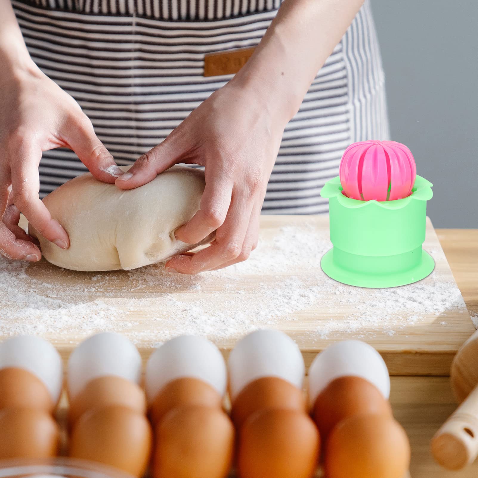 3-Piece Bun Mold Set - Creative Dumpling & Bao Maker for Homemade Stuffed Buns | Perfect for Asian Cooking, Steaming Buns, and Dumpling Making at Home