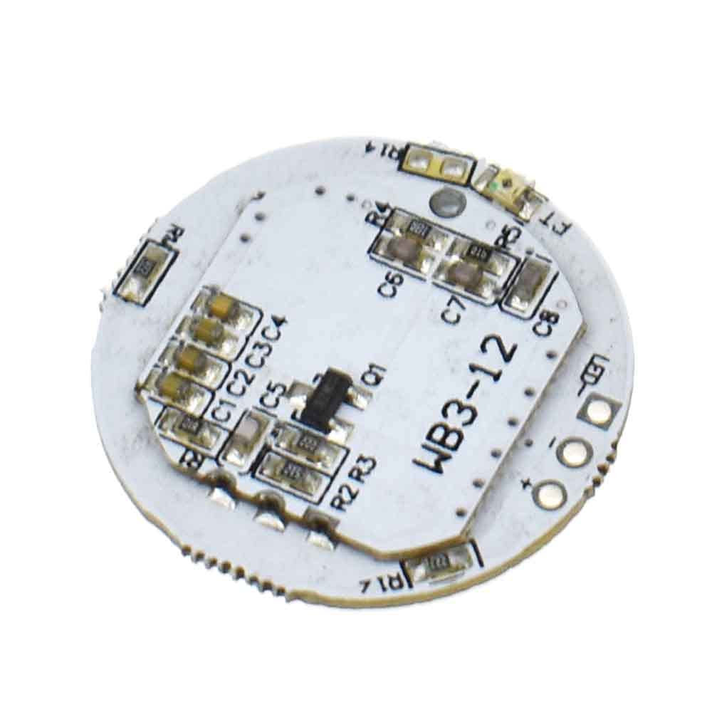 3-12W LED Microwave Sensor Module - Motion Detection Switch for Spherical Lamps | Energy-Saving Indoor/Outdoor Lighting Solution for Hallways, Staircases & Garages