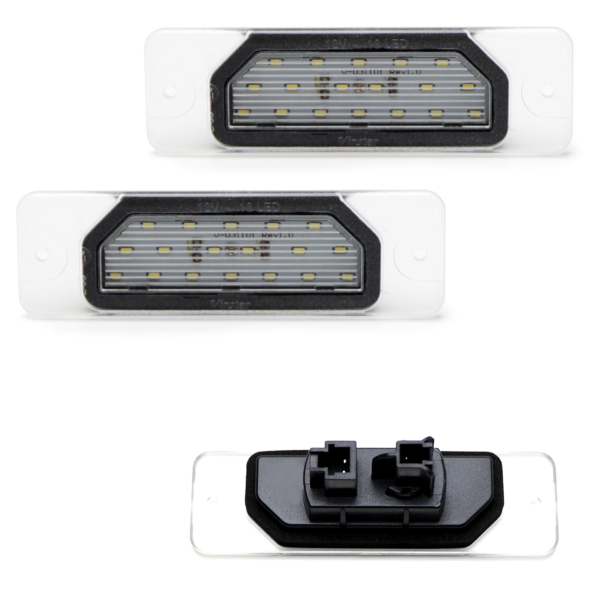 Direct Fit White LED License Plate Light Lamps for Infiniti FX Q I M & Nissan Vehicles - Bright, Durable & Easy Installation for Nighttime Visibility & Enhanced Style