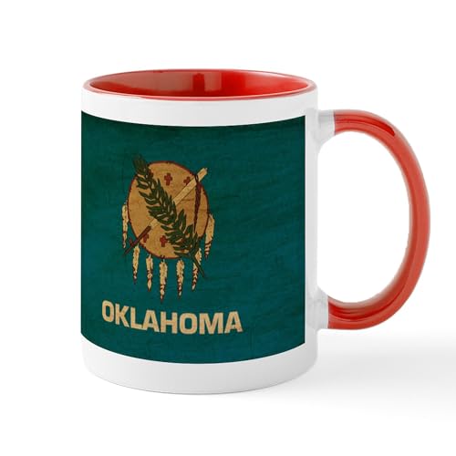 White/Red Inside - Oklahoma Flag Mug