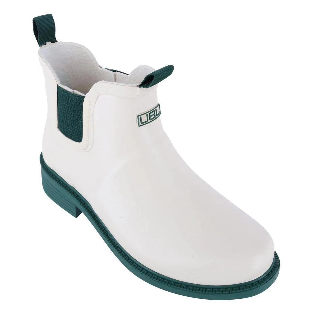 JAMBU Women's Chelsea Rain Boots - Waterproof Ankle Boots for Wet Weather, Gardening, and Outdoor Activities | Final Sale
