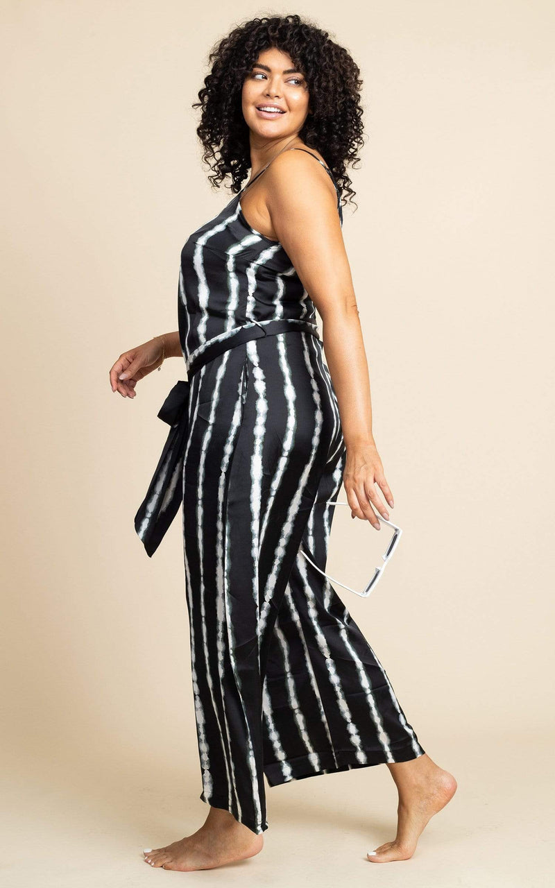 Gabriella Jumpsuit | Leopard Print Tie-Dye Romper for Women - Perfect for Dance Parties, Music Festivals & Night Out