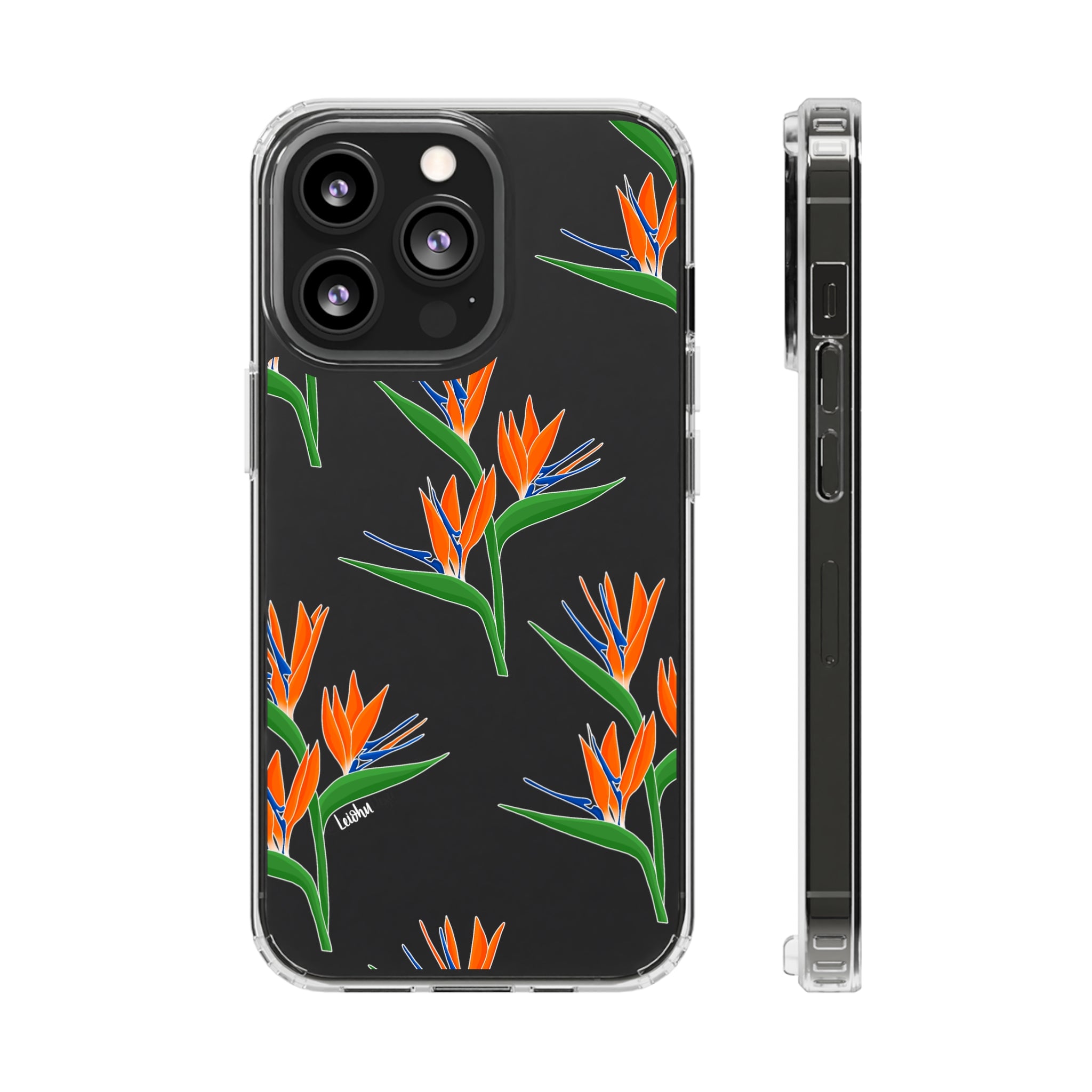 Bird of Paradise Clear Phone Case - Durable Protective Cover for iPhone & Samsung - Perfect for Nature Lovers & Tropical Style
