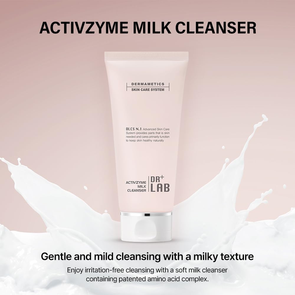 Activezyme Milk Cleanser 120ml - Hydrating Korean Face Wash for Sensitive Skin | Daily Skincare Routine