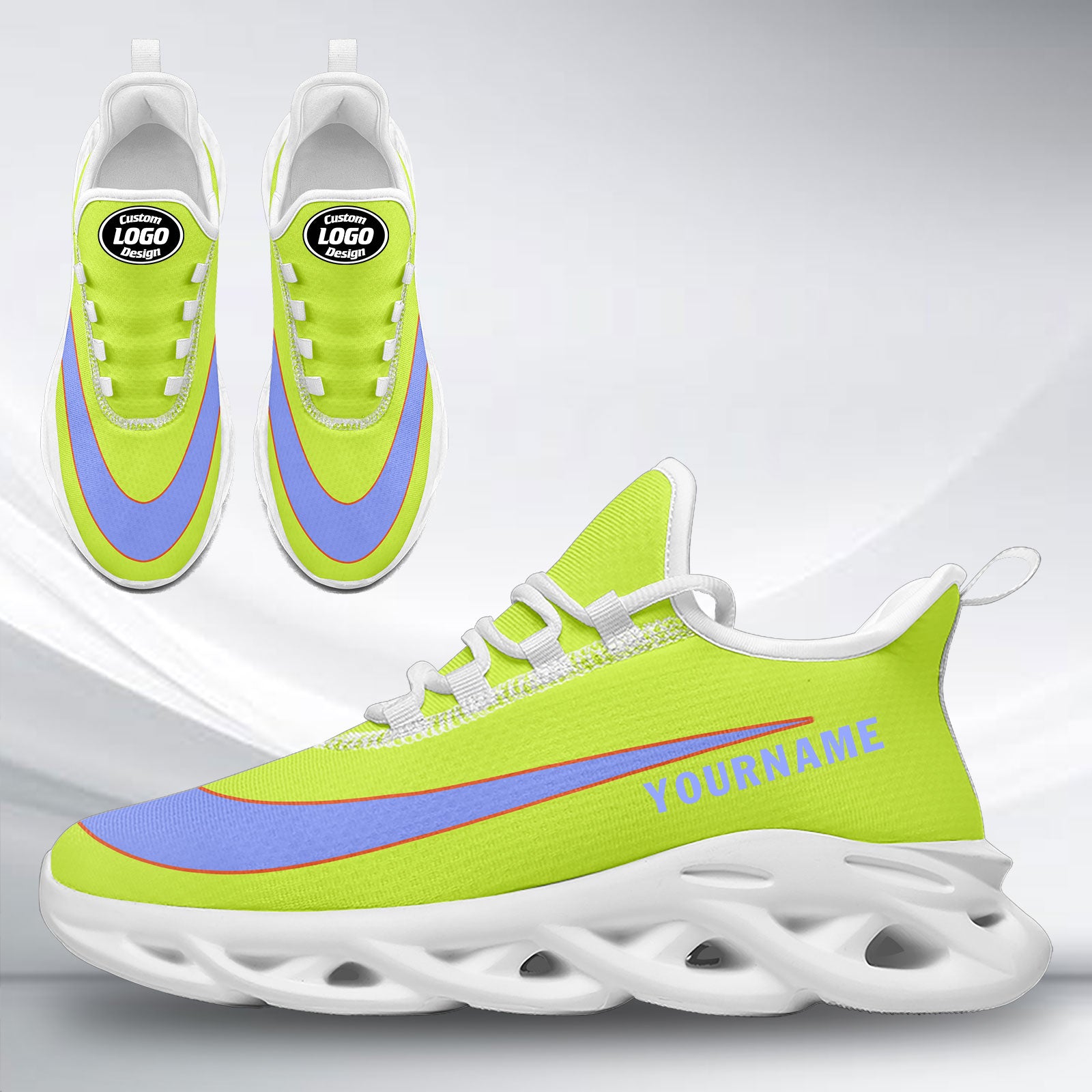 Custom Maxsoul Personalized Sneakers - Breathable Lightweight Running Shoes for Men & Women | Gym Workout, Jogging, Casual Wear (Style: FN003 E020109, Size 16)