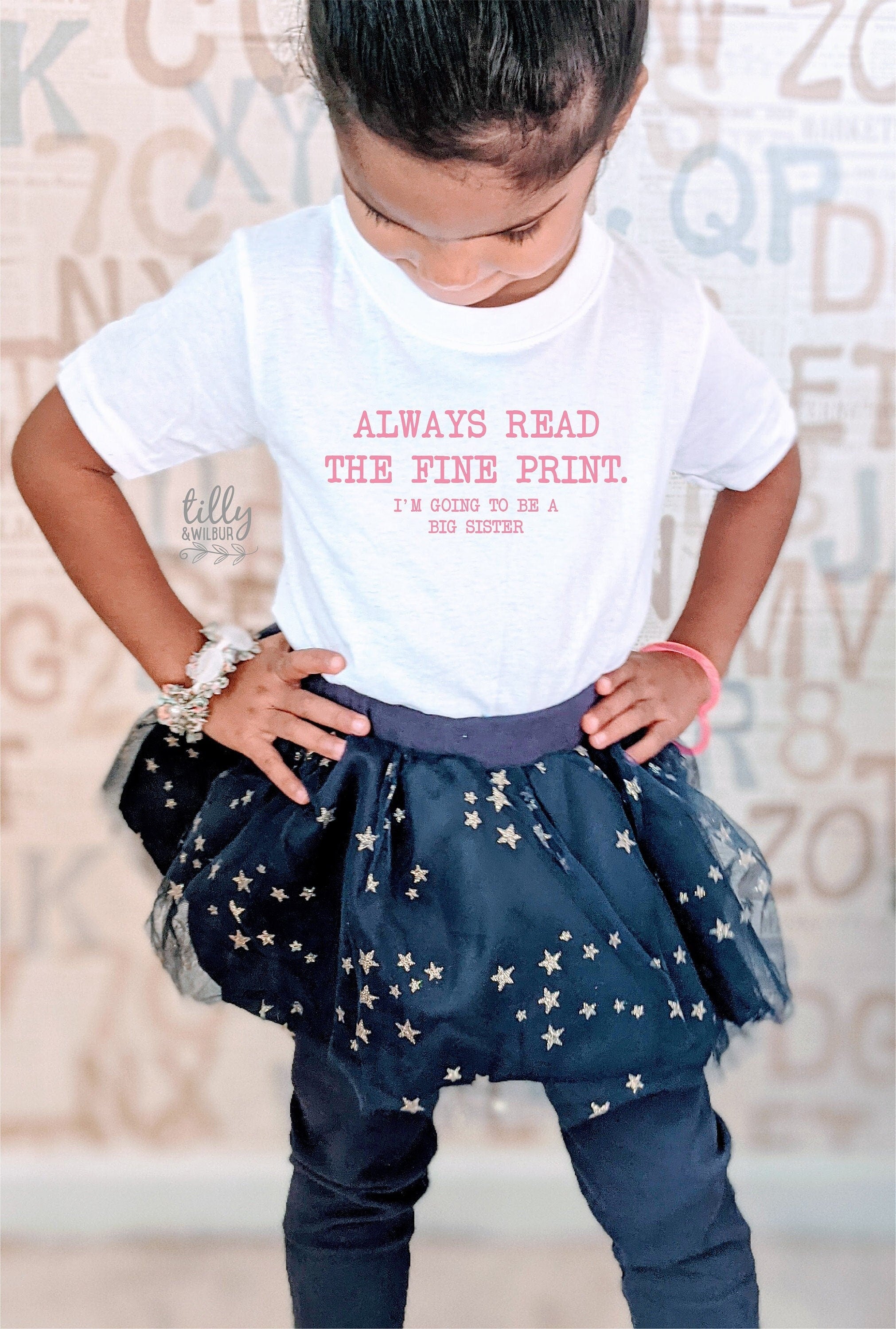 Big Sister T-Shirt - Comfortable & Stylish Sibling Gift for Women & Girls - Perfect for Family Events, Birthdays & Matching Outfits