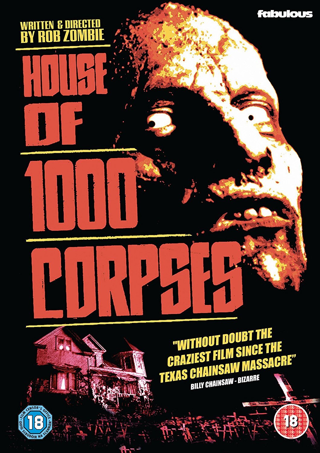 House of 1000 Corpses (2003) DVD - Horror Movie Collector's Edition | Perfect for Halloween Movie Nights & Cult Film Enthusiasts