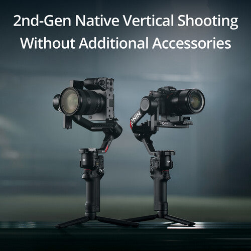 DJI RS4 3-Axis Gimbal Stabilizer for Mirrorless & DSLR Cameras - Professional Handheld Stabilization for Smooth Video & Photography - Perfect for Vlogging, Filmmaking & Travel Videos