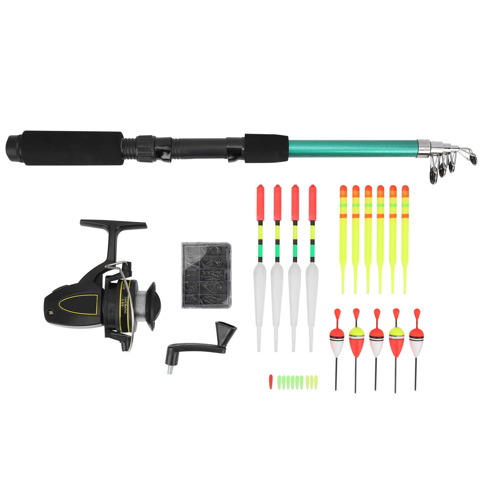 **Best Telescopic Fishing Rod and Reel Set - High-Density Carbon Fiber, Lightweight & Portable - Complete Accessories for Beginners & Fishing Enthusiasts - Perfect for Freshwater, Saltwater, and Travel Fishing**