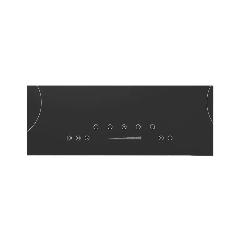 Empava 30-Inch 5-Burner Built-In Radiant Cooktop with Dual Element & Warm Zone - Black Glass Electric Stovetop for Modern Kitchens | Perfect for Home Chefs & Entertaining