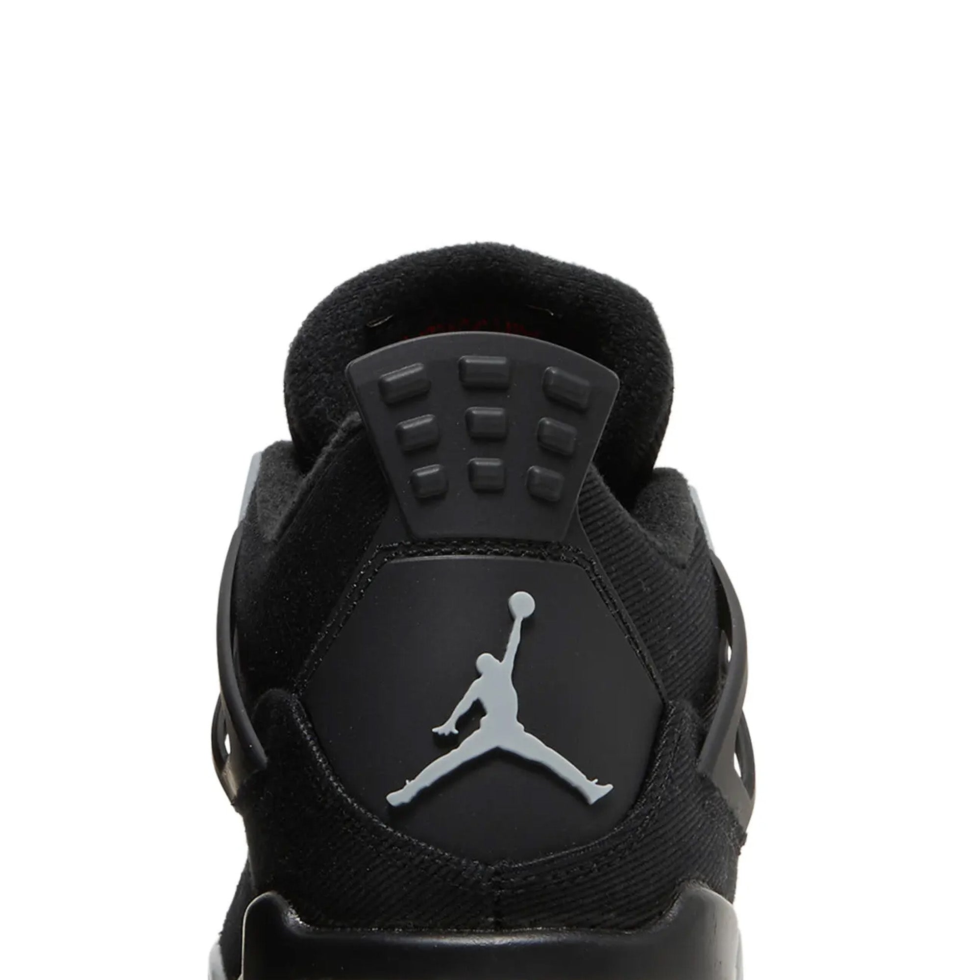Air Jordan 4 'Black Canvas' GS Sneakers (2022) - Retro Basketball Shoes for Women & Girls - Perfect for Streetwear, Gym & Casual Outfits