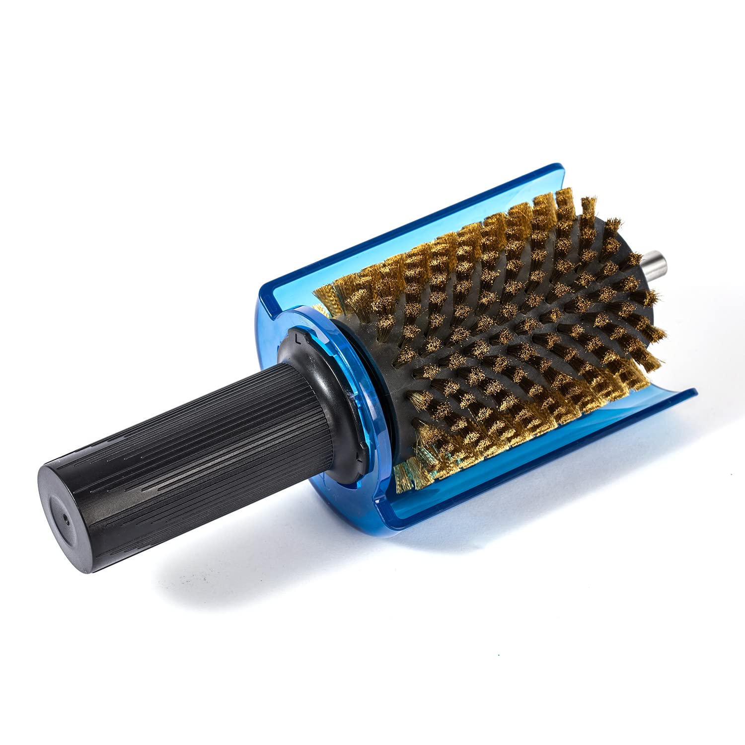 XC Alpine Ski Rotary Brush Kit - Nylon, Horsehair, Brass & Cork Brushes (100mm) with Axle Handle | Perfect for Ski Maintenance & Edge Tuning | Ideal for Home & Professional Ski Tuning