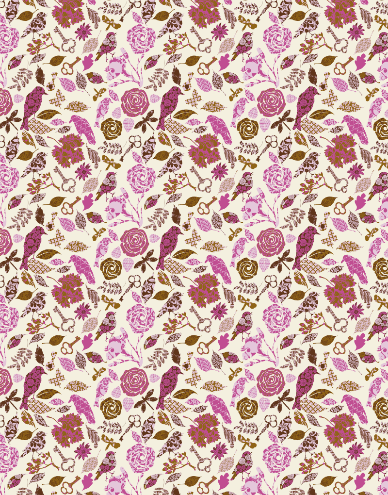 Enchanted Garden Scalloped Tissue Paper - Decorative Floral Gift Wrapping & Party Decorations for Weddings, Baby Showers, and DIY Crafts