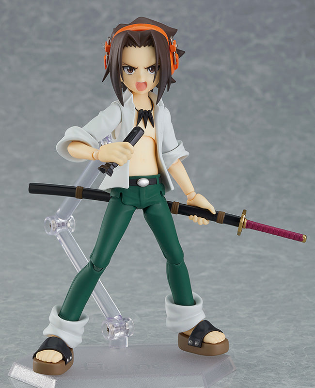 Figma #537 Yoh Asakura Shaman King Action Figure - Anime Collectible Model for Display & Cosplay - Perfect for Fans, Gift Giving & Home Decor
