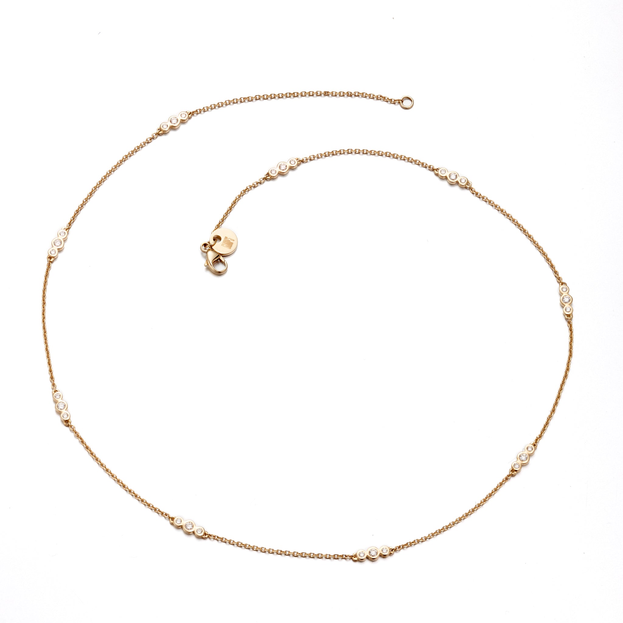 Elegant Triplet Diamond Necklace for Women - Perfect for Weddings, Anniversaries & Special Occasions