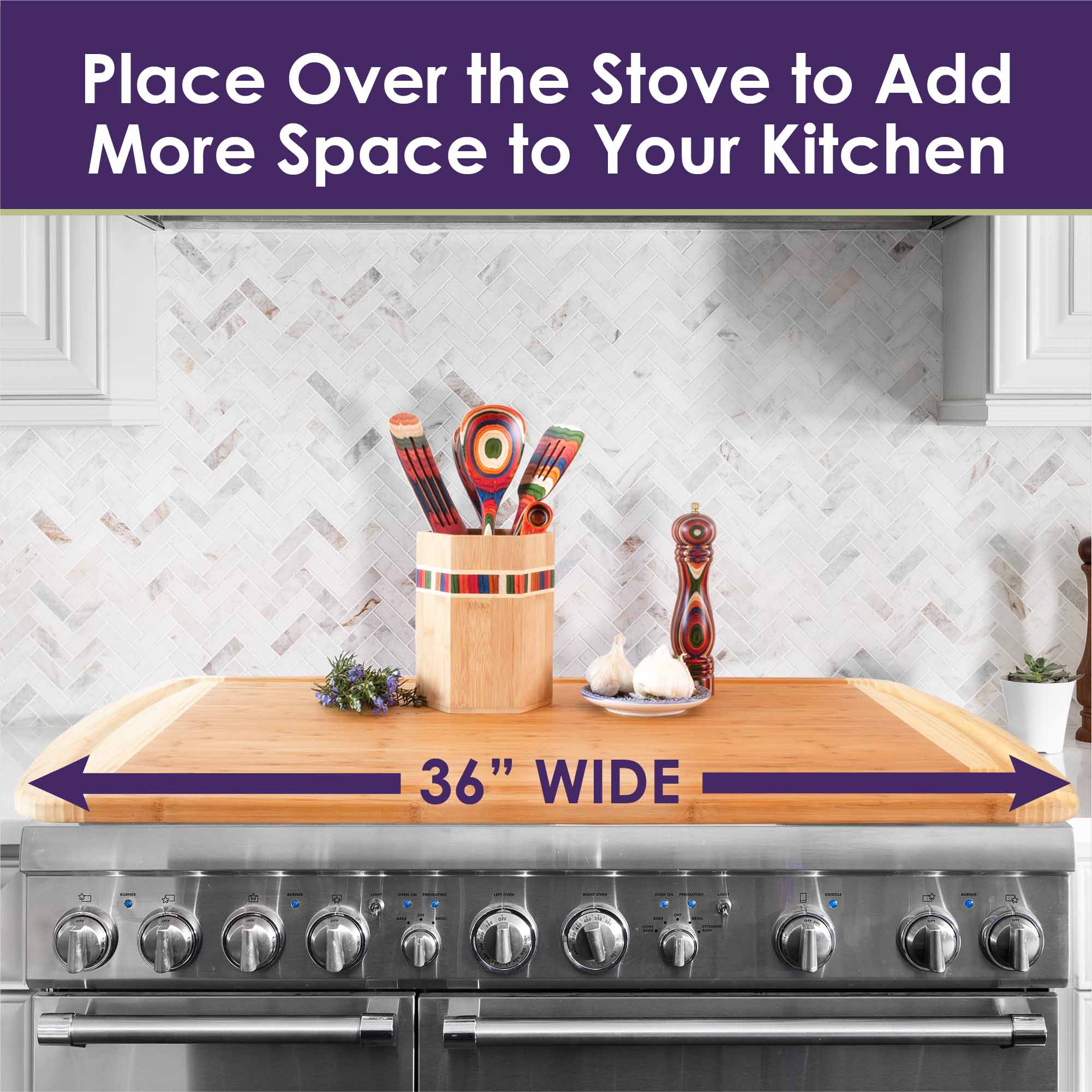 860SI XL Premium Wood Cutting Board & Noodle Board - 36