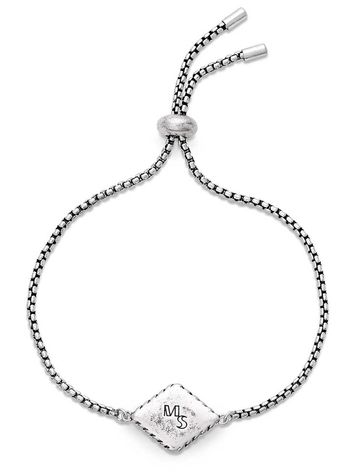 Montana Silversmiths BC6127 Women's High Noon Cobblestone Bracelet in Sterling Silver - Perfect for Western Fashion, Cowgirl Style & Everyday Wear