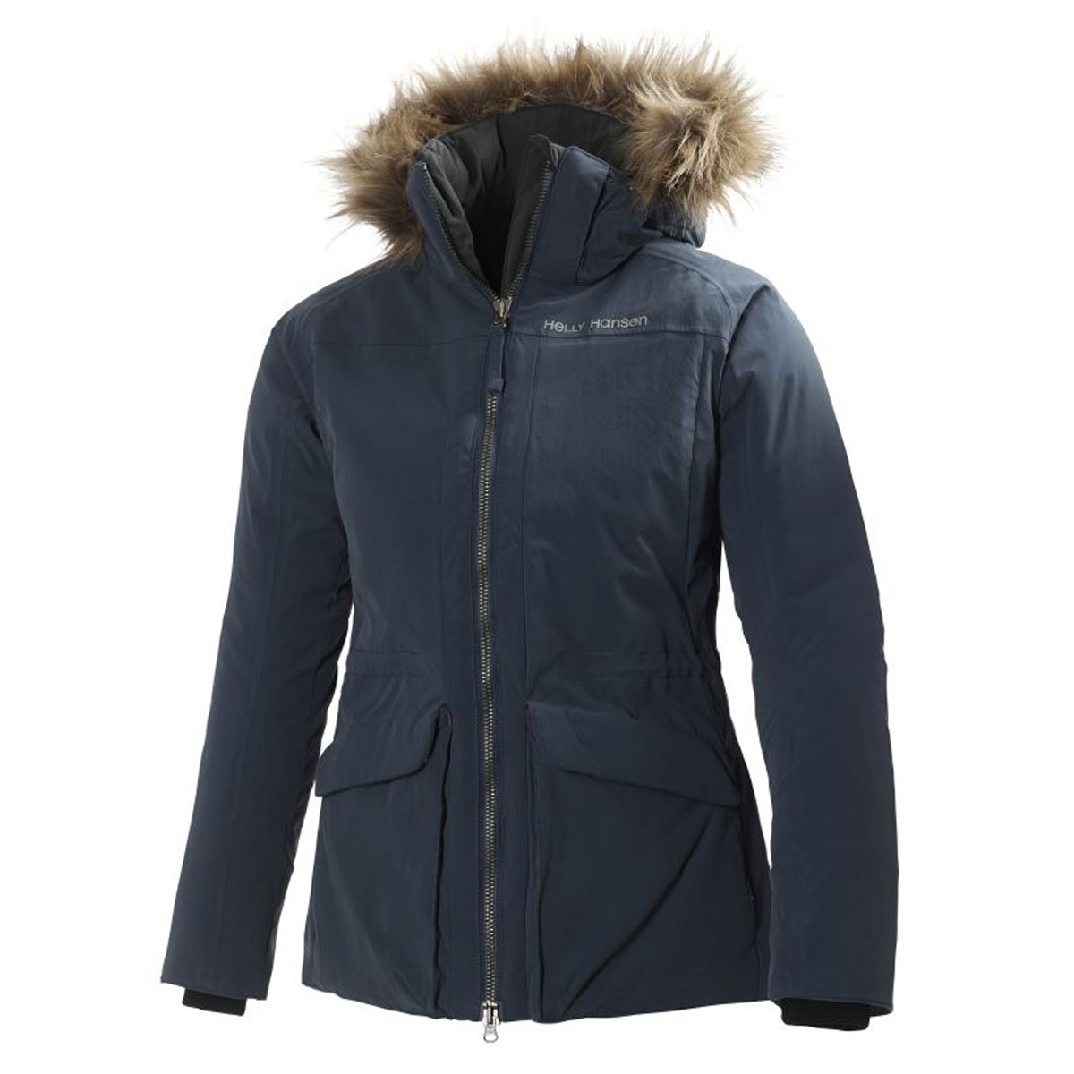 Helly Hansen Women's Hilton Flow Jacket - Waterproof Windbreaker, Lightweight Outdoor Jacket for Hiking, Running & Travel - Deep Steel, Size MD
