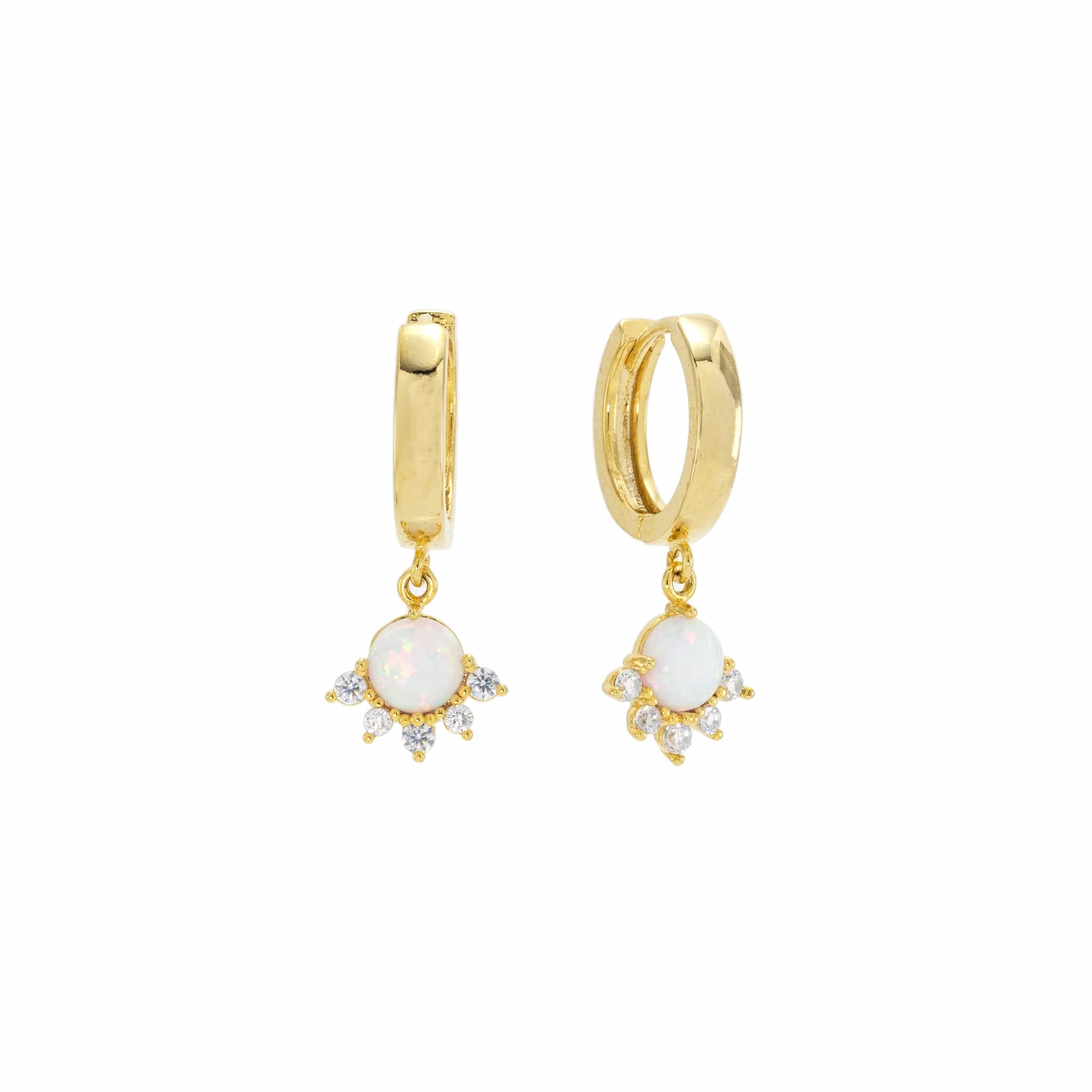 Juno Huggie Hoop Earrings for Women - 14K Gold Plated Small Hoop Earrings - Minimalist Huggie Earrings for Everyday Wear - Perfect for Work, Date Night & Gifts