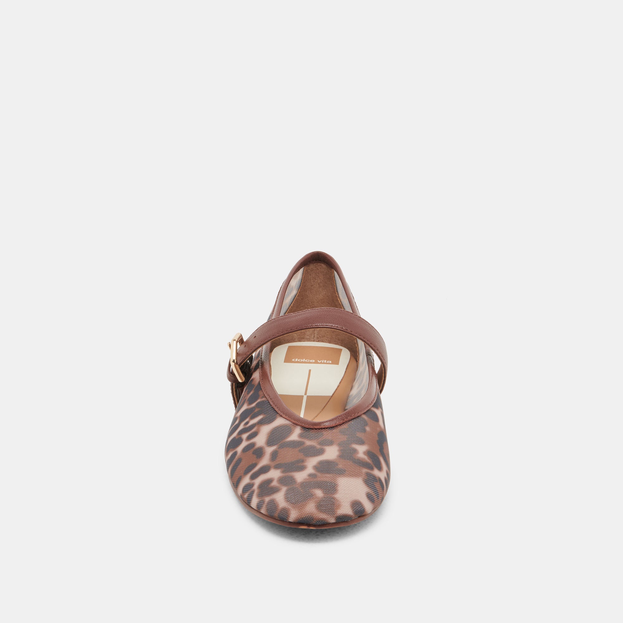 Roslyn Leopard Print Mesh Ballet Flats - Comfortable Women's Slip-On Shoes for Casual Wear, Office & Dance