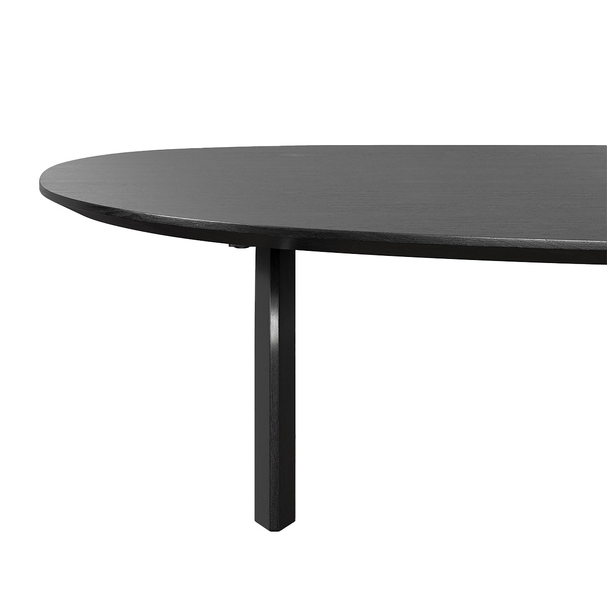 Stylish Oval Oak Coffee Table - Solid Wood Modern Living Room Furniture for Home Decor & Relaxation