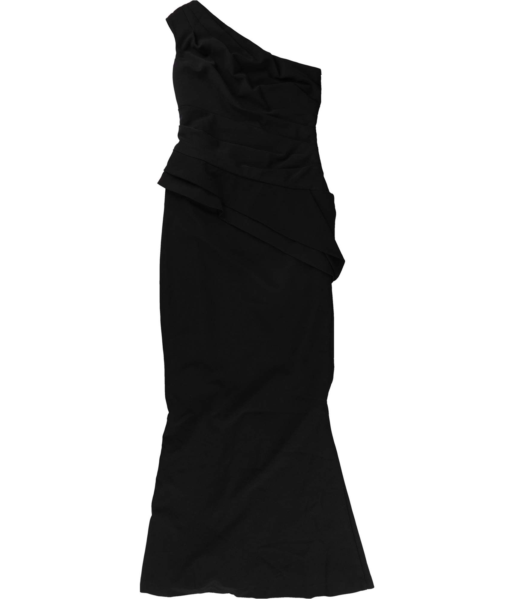 Ralph Lauren Women's One Shoulder Gown Dress - Elegant Formal Evening Gown for Prom, Wedding & Special Occasions