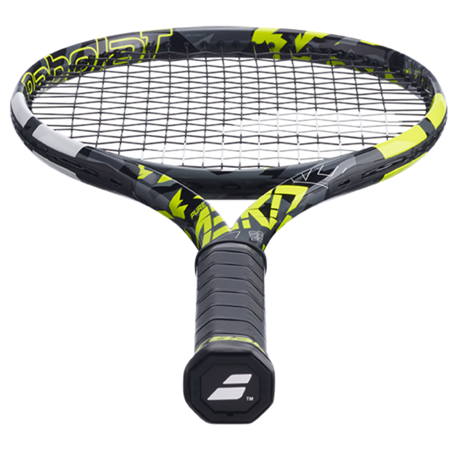 Babolat Pure Aero 98 Unstrung Tennis Racquet | Grey/Yellow/White | Professional Tennis Racket for Advanced Players | Perfect for Competitive Matches & Training Sessions