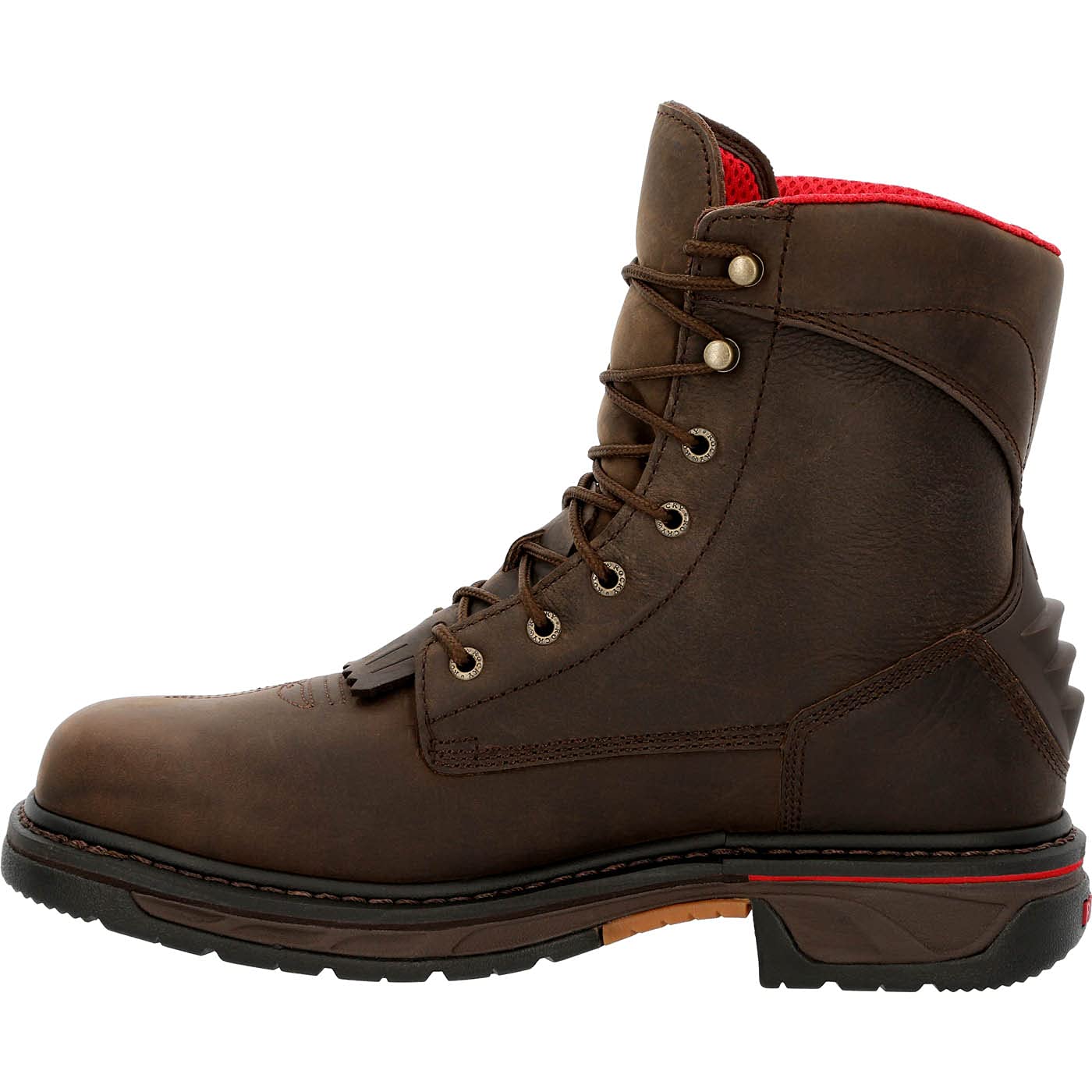 ROCKY Iron Skull Composite Waterproof Lacer Western Boot for Men - Durable Cowboy Boots for Outdoor, Riding & Work - Waterproof & Comfortable Work Boots for Ranch, Hiking & Motorcycle Riding