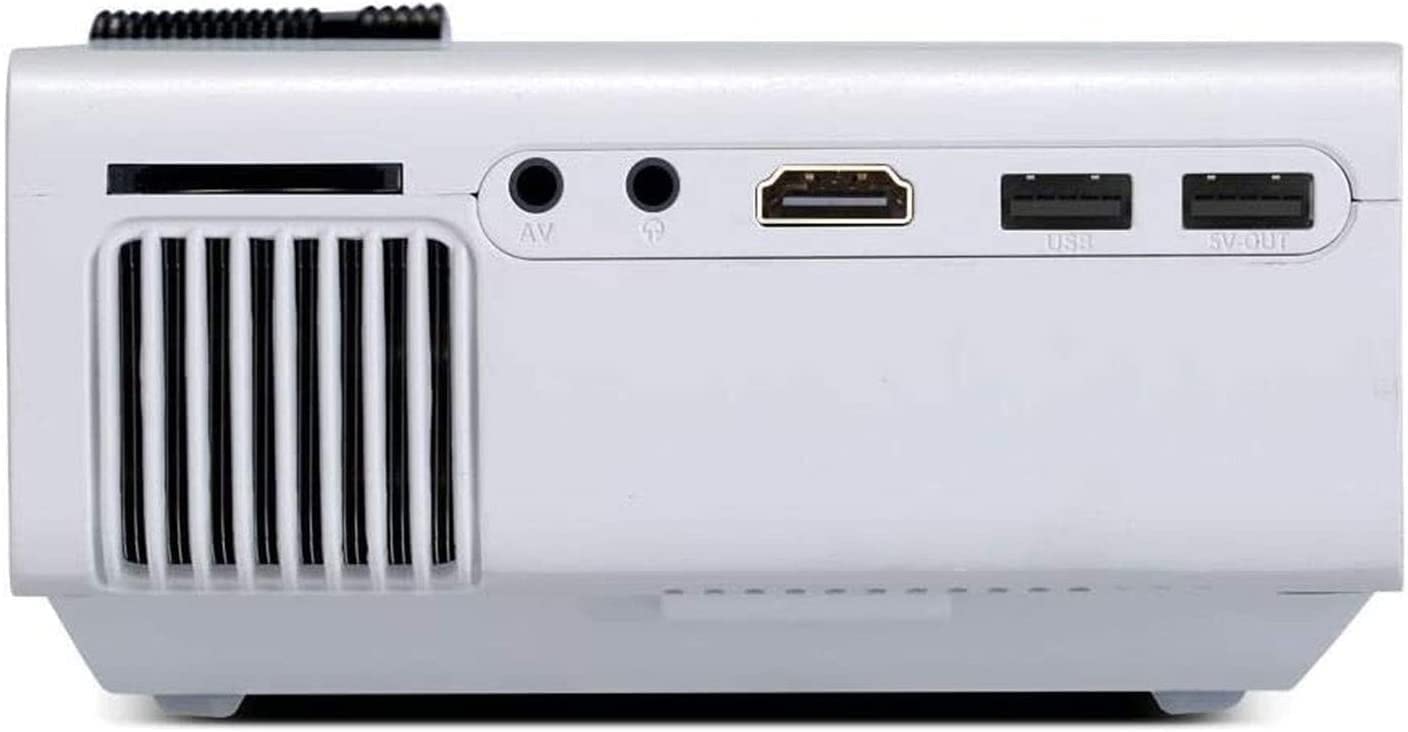Portable HD LED Video Projector - 800x480P to 1080P Resolution, Home Theater & Office Projector for Movies, Presentations & Gaming | Perfect for Living Rooms, Bedrooms & Small Spaces